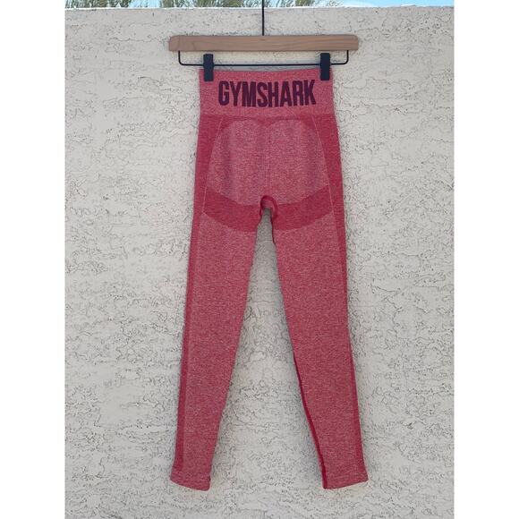 Gymshark Women's Red Marled Workout Leggings - XS - Picture 3 of 6